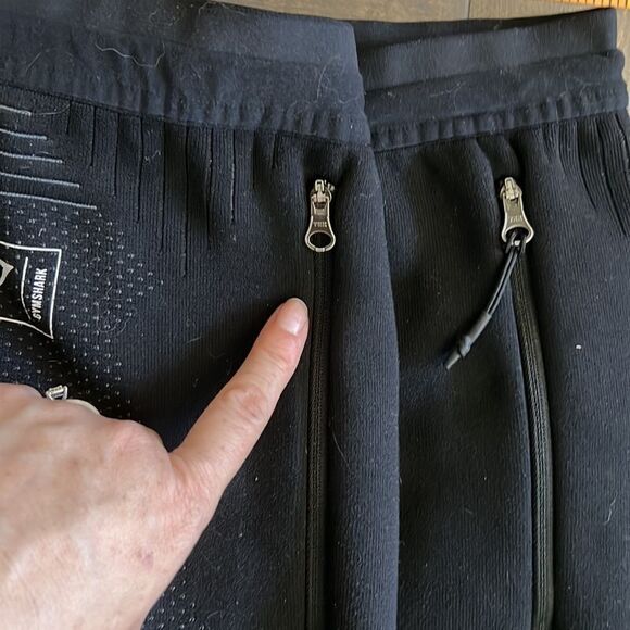 Gymshark Black Jogger sweats Womens Sz-Large - Picture 6 of 15